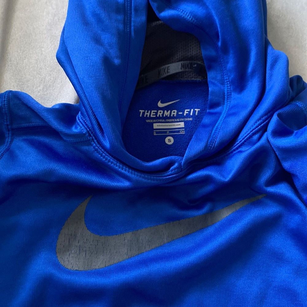 Nike hoodie. Blue and black